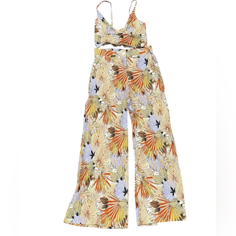 Shore Two Piece Set – Tropical Print Size L - Picture 3 of 5